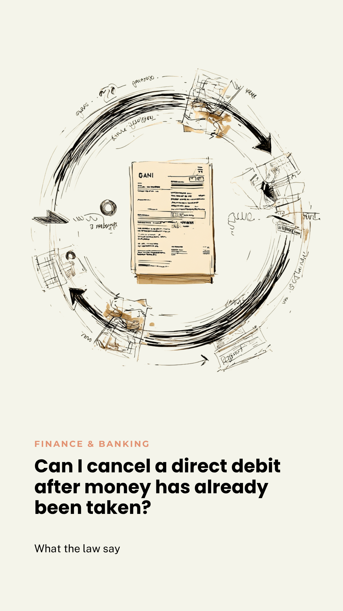 Can I cancel a direct debit after money has already been taken?